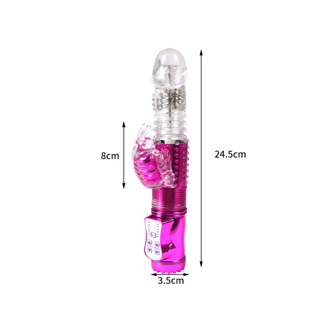 Urway Rabbit Vibrator Dildo G-spot Multispeed Pink-1954802621940371458