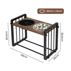 PaWz Adjustable Height Pet Feeder Elevated L Large-1954802568177782786