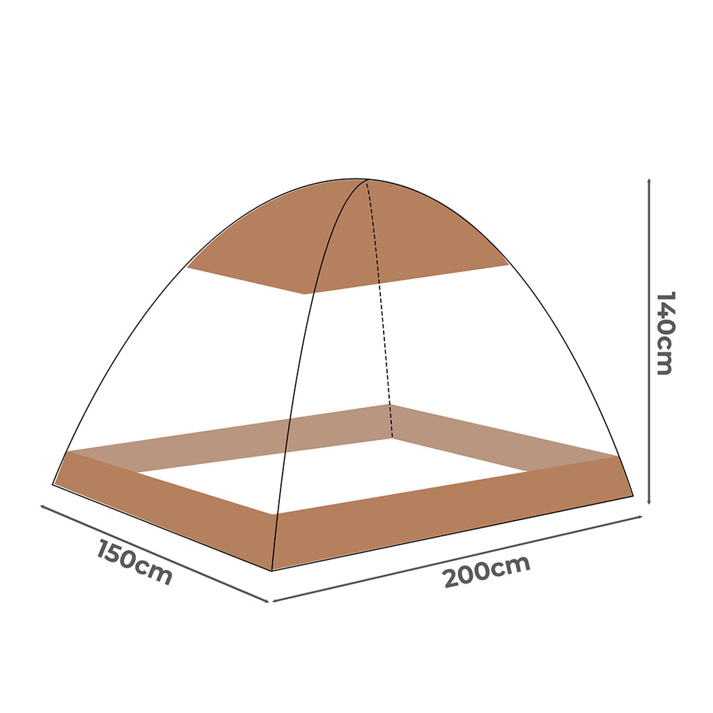 Dreamz Mosquito Bed Nets Foldable Canopy Queen-1954802840887234562
