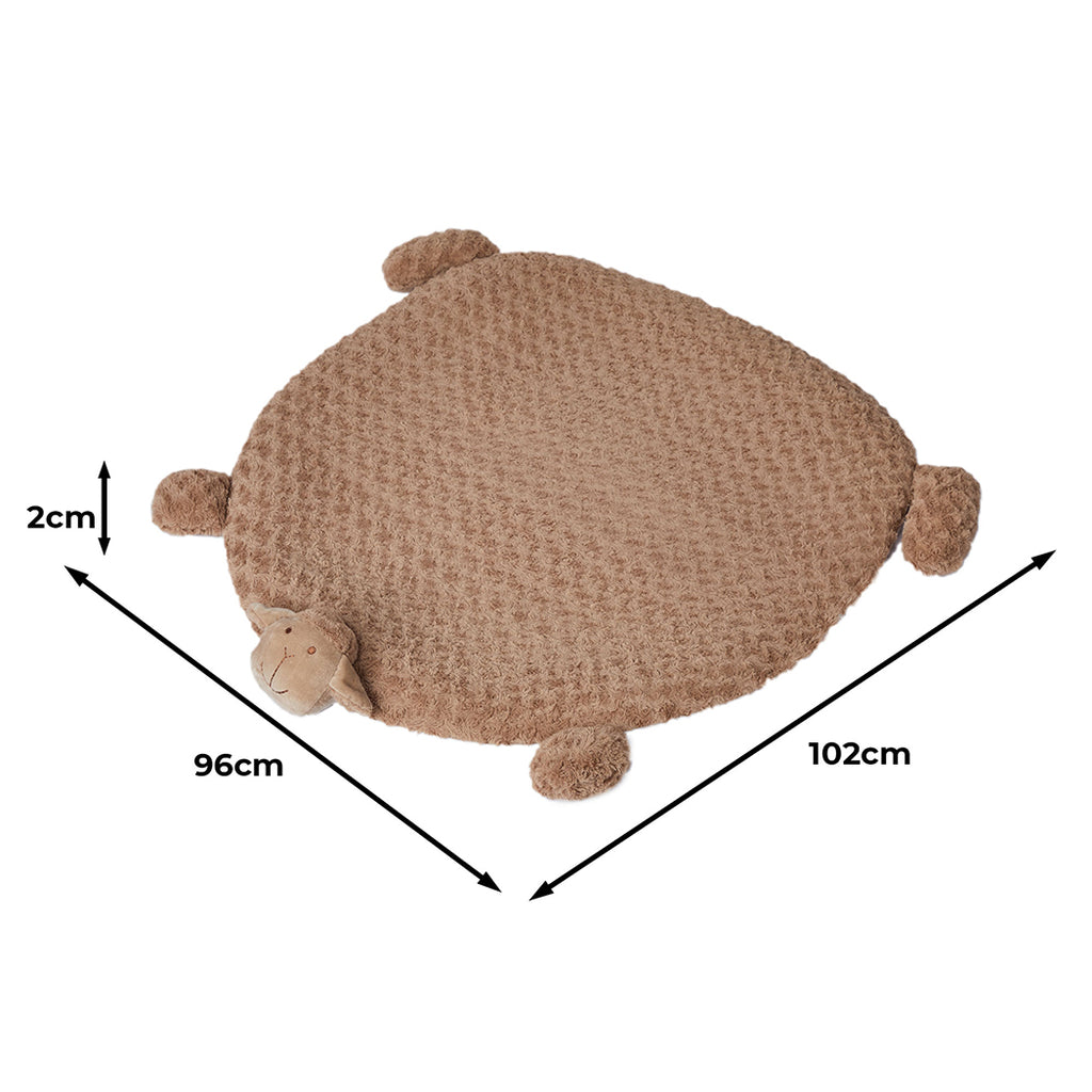 PaWz Pet Bed Cat Calming Beds Dog Squeaky L Tan Large-1954802525098086402