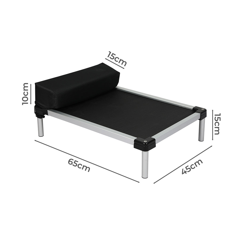 PaWz Pet Trampoline Aluminium Frame M Black Medium-1954802570929246210