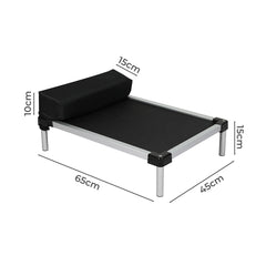PaWz Pet Trampoline Aluminium Frame M Black Medium-1954802570929246210