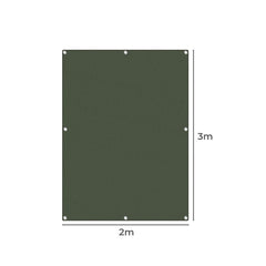 Polyester Canvas Tarp Tarpaulin Sun 2x3 Meter-1954802676038504450