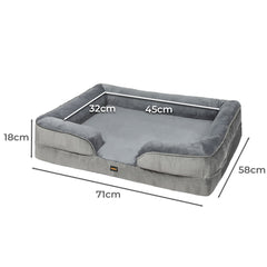 PaWz Memory Foam Pet Sofa Bed Cushion M Medium-1954802561995378690
