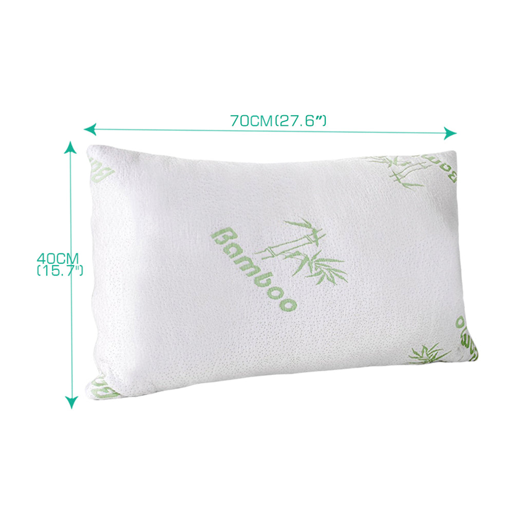 DreamZ 2x Memory Foam Pillow Bamboo-1954802698666774530