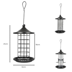 PaWz 3x Bird Feeder Hanging Wild Seed-1954802395577978882