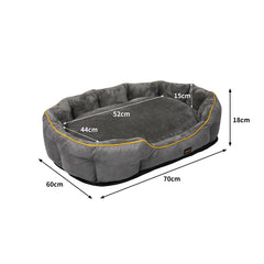 PaWz Electric Pet Heater Bed Heated M Grey Medium-1954802543565606914