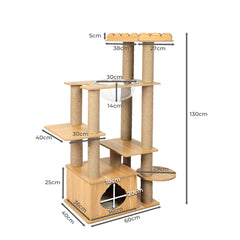 PaWz Cat Tree Scratching Post Scratcher-1954802553359306754
