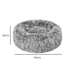 PaWz Replaceable Cover For Pet Bed Chacoal Cover Large-1954802571843604482