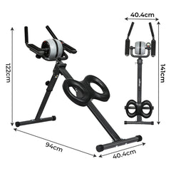 Centra Folding Ab Machine Roller Wheel Workout Mat-1954802467686453250