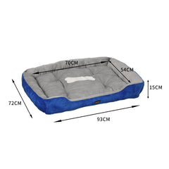PaWz Pet Bed Dog Beds Bedding Mattress XL Navy X-Large-1954802495343693826
