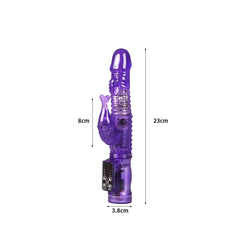 Urway Rabbit Vibrator Multi Speed Rotating Purple-1954802616861069314