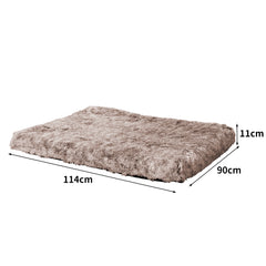 PaWz Dog Mat Pet Calming Bed Memory L Coffee Large-1954802545780199426