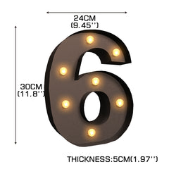 LED Metal Number Lights Free Standing-1954803064712073218