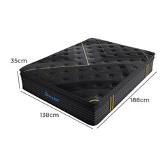 Dreamz Spring Mattress Bamboo Euro Top Double-1954802857723170818