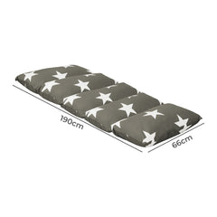 Dreamz Foldable Mattress Kids Pillow Dark Grey Medium-1954802509419778050