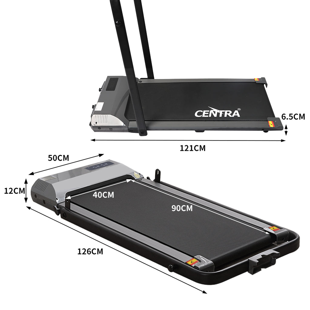 Centra Electric Treadmill Under Desk Grey-1954802615221096450