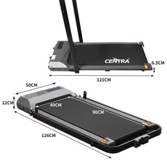 Centra Electric Treadmill Under Desk Grey-1954802615221096450