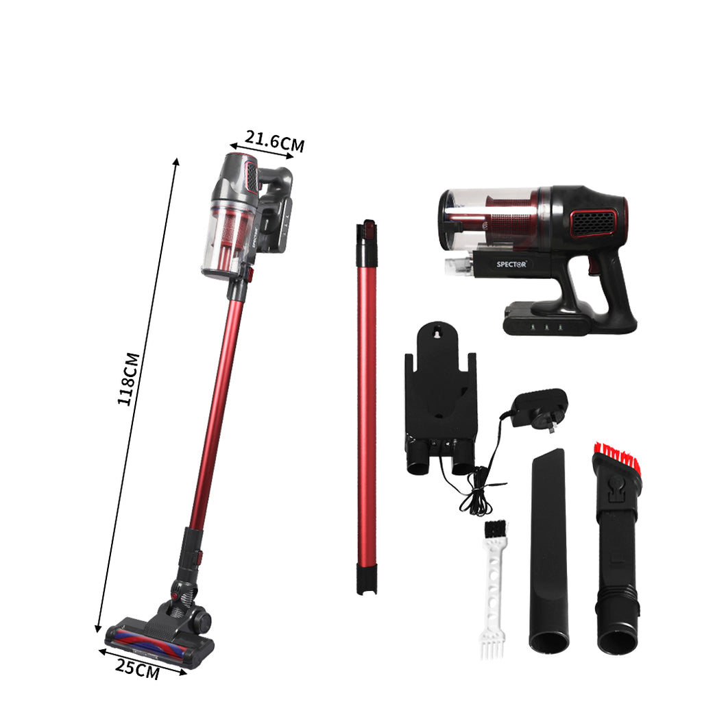 Spector Handheld Vacuum Cleaner Cordless Red-1963748911243988994