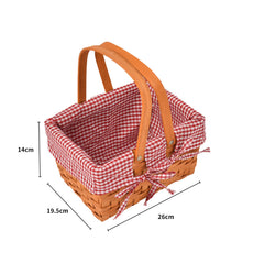 Picnic Basket Outdoor Baskets Deluxe-1954802336895471618