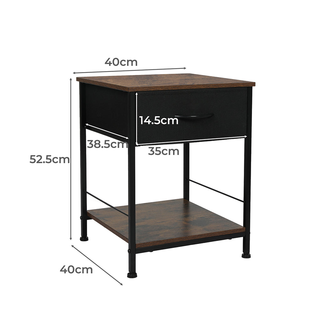 Levede Bedside Tables End Table Storage-1954802991424999426