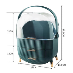 Makeup Storage Case Cosmetic Organiser Green-1954803002669928450