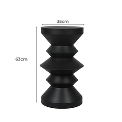 Levede Side Table Round End Bedside-1954802990393200642