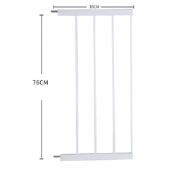 Levede Baby Safety Gate Adjustable Pet White 30cm Extension-1954802908432306178