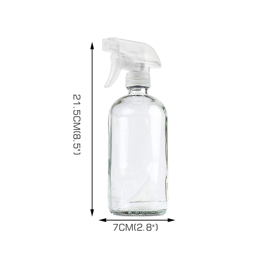 6x 500ml Clear Glass Spray Bottles Trigger-1954802901297795074