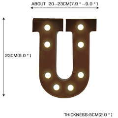 LED Metal Letter Lights Free Standing-1954803063600582658