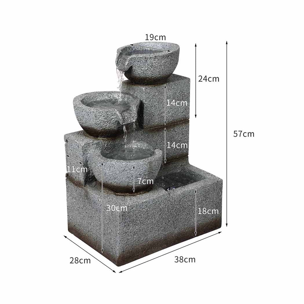 Lambu Solar Fountain Water Bird Bath-1954802669449252866