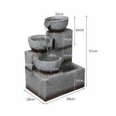 Lambu Solar Fountain Water Bird Bath-1954802669449252866