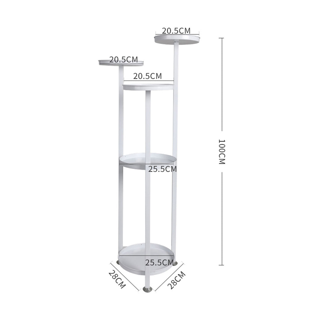 Levede Plant Stand Outdoor Indoor Flower White Medium-1954802663715639298