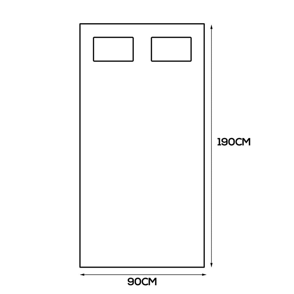 Dreamz Bamboo Pillowtop Mattress Topper Single-1954802865121923074