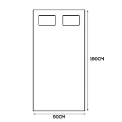 Dreamz Bamboo Pillowtop Mattress Topper Single-1954802865121923074