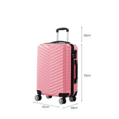 Slimbridge 28 Luggage Suitcase Travel Rose Gold 28 inch-1954802806414249986