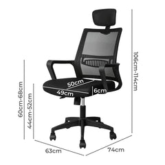 Levede Office Chair Mesh Gaming Executive-1954802891671867394