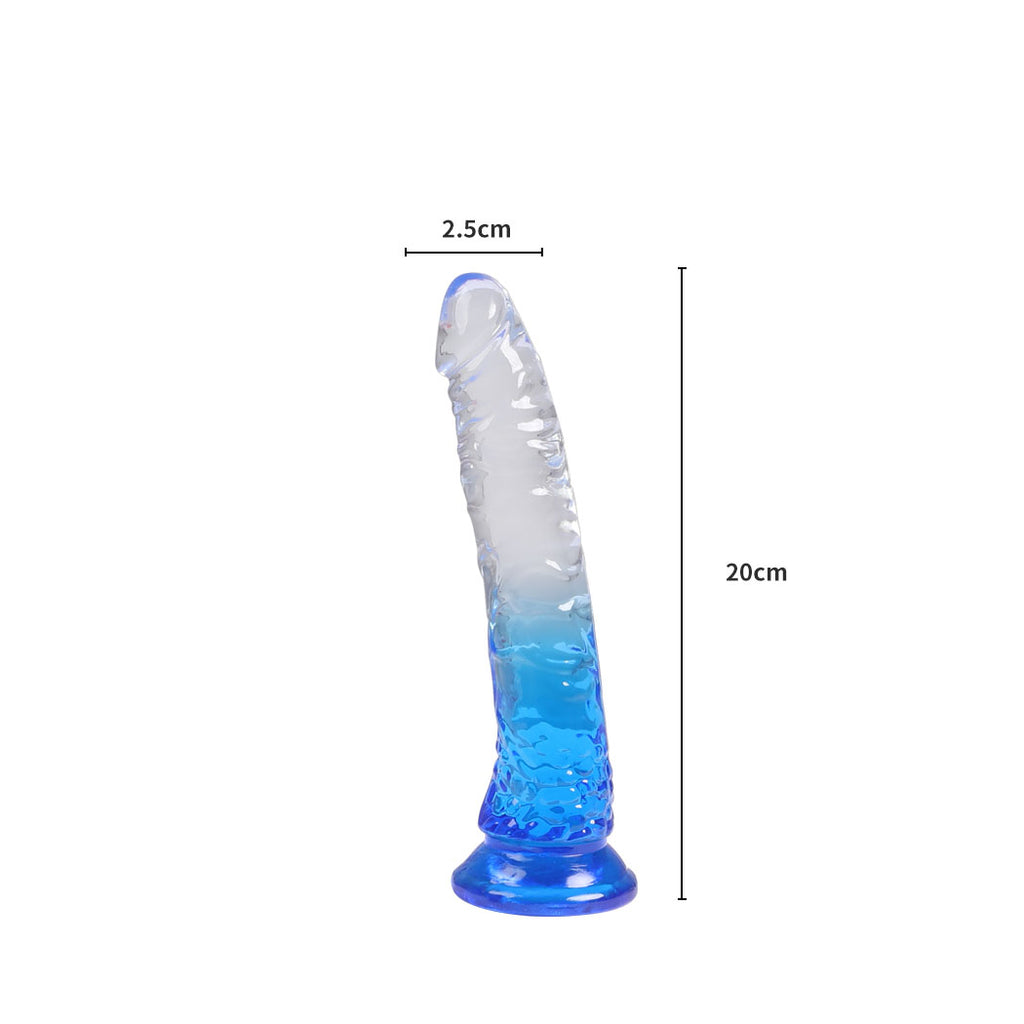 Urway Dildo Dong Realistic Penis Cock Blue 20cm-1954802620463976450