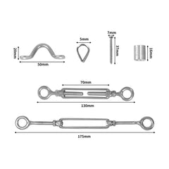 Traderight Balustrade Wire Kit Rope-1954802737250177026