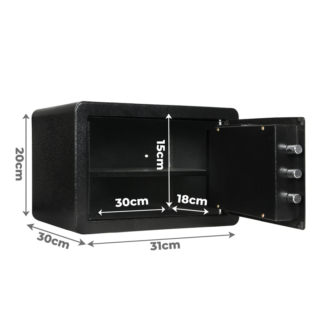 8.1L Digital Security Safe Box Fingerprint Key Lock-1954802456043065346