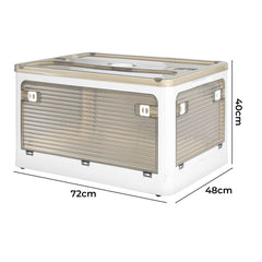 Storage Box Plastic Stackable Container L Large-1954802599278546946