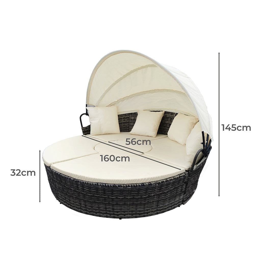 Day Bed Sofa Daybed Outdoor Furniture-1954802887876022274