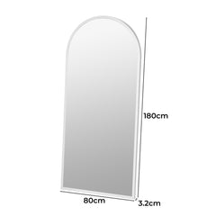 Yezi Floor Mirror Full Length Mirrors 1.8M White-1954803006545465346
