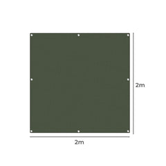 Polyester Canvas Tarp Tarpaulin Sun 2x2 Meter-1954802675849760770