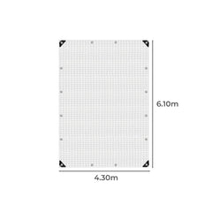 Manan Tarp Tarpaulin 200GSM Camping 4.3mx6.1m-1954802674943791106
