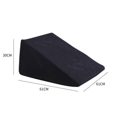 Cool Gel Memory Foam Bed Wedge Pillow Black 30-1954802699543384066