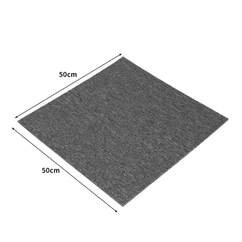 Marlow 20x Carpet Tiles 5m2 Box Heavy Grey-1954802710293385218