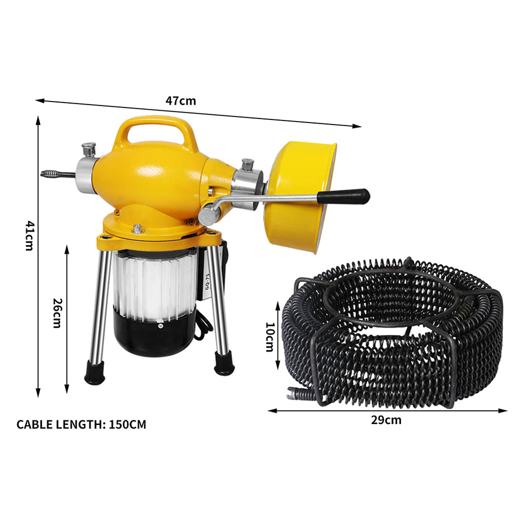 Traderight Drain Cleaner Machine Snake-1954802747664633858