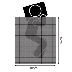 DreamZ Duck Down Feather Quilt 200GSM King Single-1954803025688268802