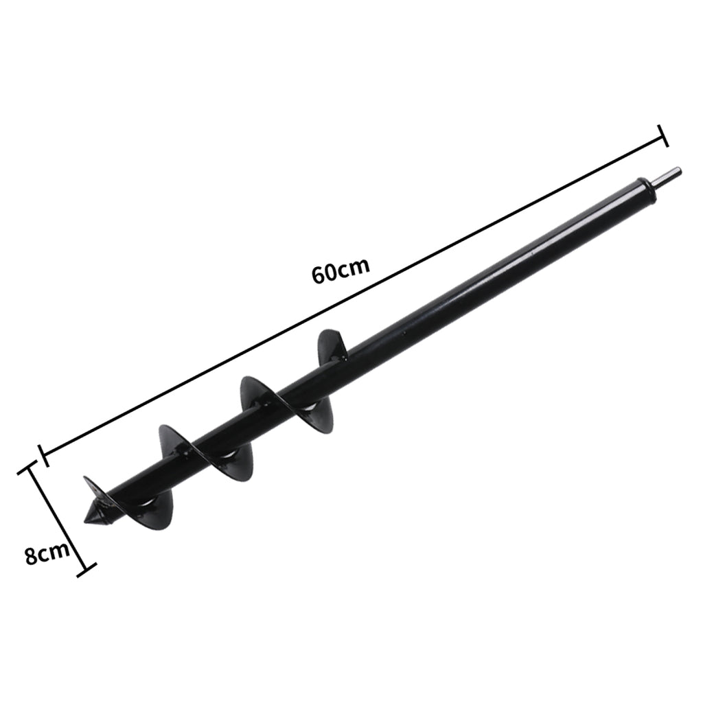 Traderight Garden Auger Post Hole Digger Large-1963748913248866306